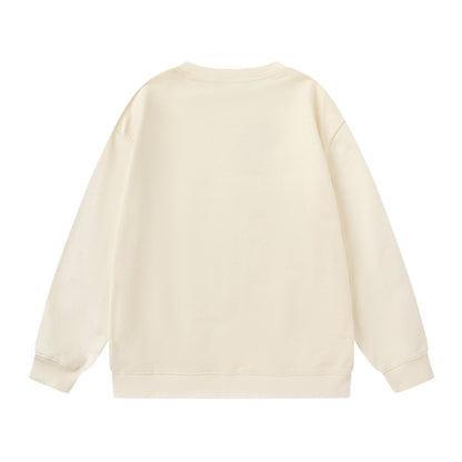 GUCCI Beige Cotton Jersey Sweatshirt New &amp; Authentic