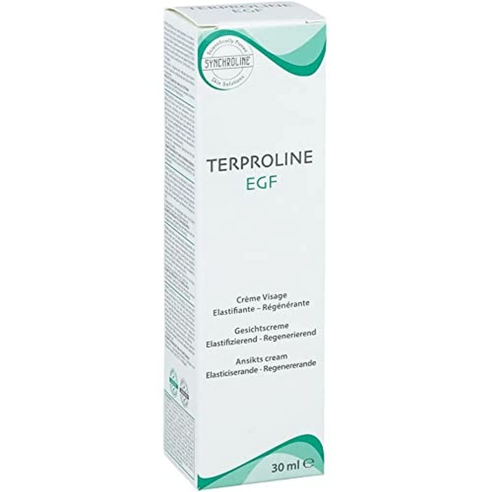 Synchroline Terproline EGF Face Cream 30ml - Anti-Aging Moisturizer for Post-Esthetic Care