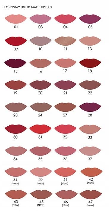 Golden Rose Liquid Matte Lipstick 20 - Long Lasting, Matte Finish, Vitamin E &amp; Avocado Oil