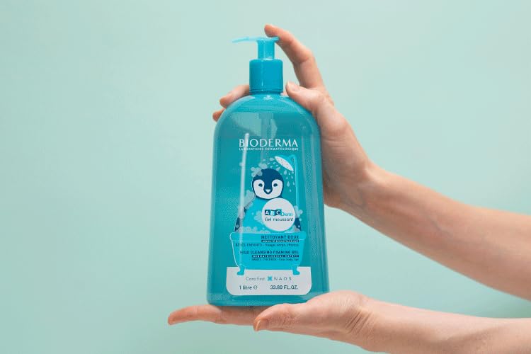 ABCDerm Baby Foaming Cleanser - Gentle, Hypoallergenic Skincare for Sensitive Skin, Paraben-Free, Dermatologically Tested - 6.76 fl oz