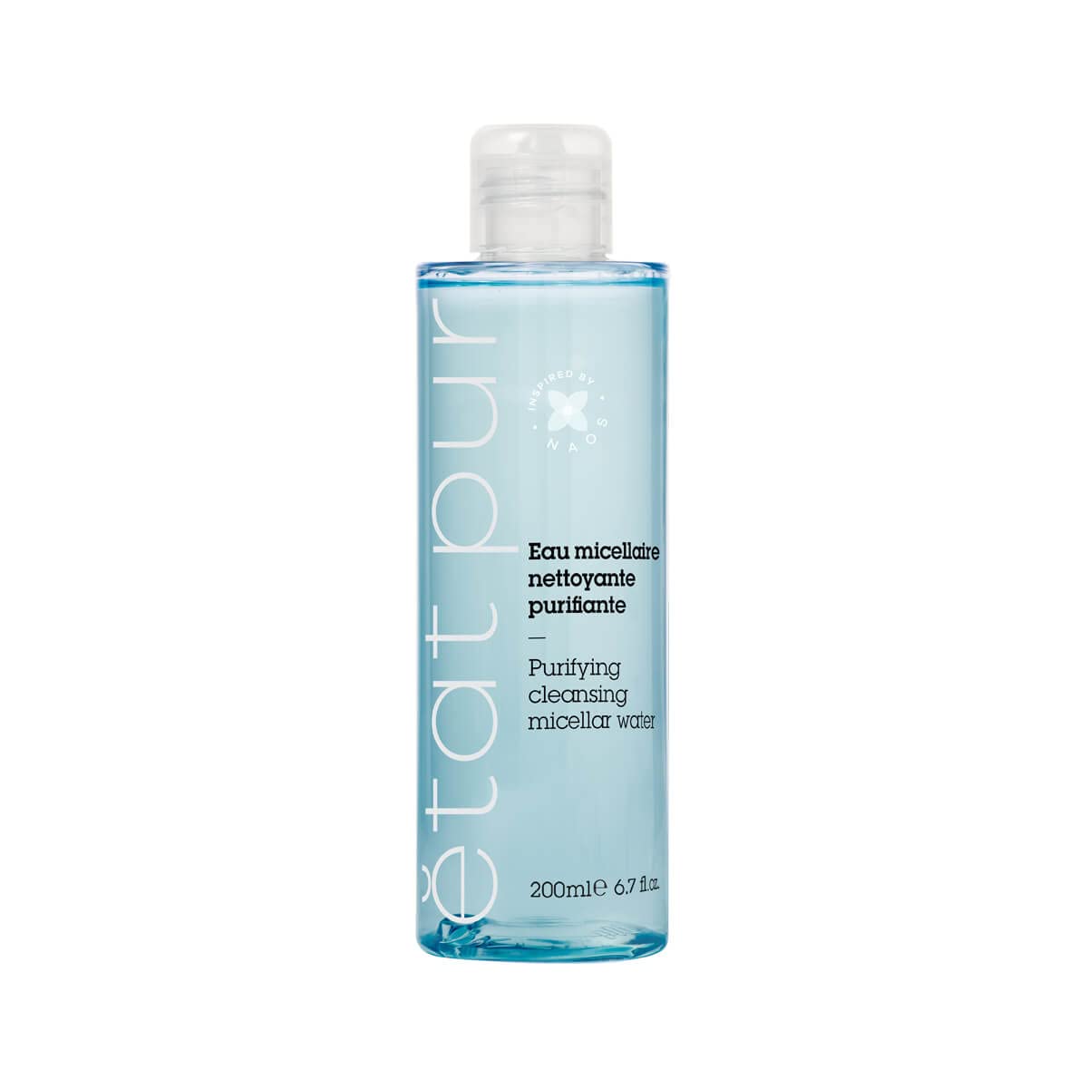 Etat Pur Micellar Water Makeup Remover for Face, Lips &amp; Eye Area - Gentle, No-Rinse Cleansing Solution for Combination/Oily Skin