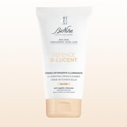 BioNike Defence B-Lucent Day Peel Cream Cleanser - Gentle Daily Peeling for Brighter Skin