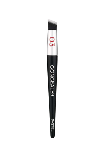 Pastel Profashion Concealer Brush for Precise Eye Makeup Application - Dense Bristle Structure, Special Cut for Easy Concealer Distribution