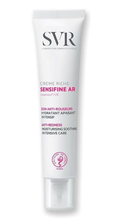SVR Sensifine AR Creme Riche 40ml - 24-Hour Hydration Moisturizing Cream for Sensitive Skin