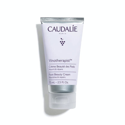 Caudalie Vinotherapist Foot Cream 75ml - Nourishing Vegan Foot Care for Dry, Cracked Feet