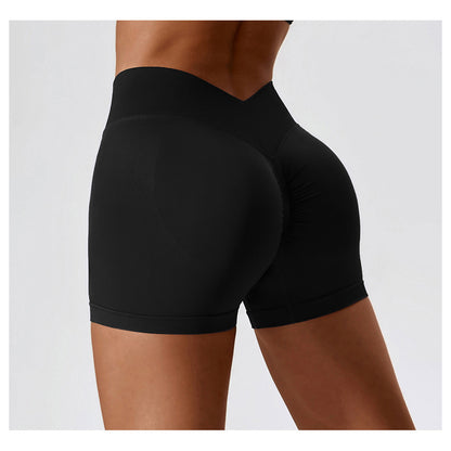 Seamless High-Waisted Yoga Shorts for Women