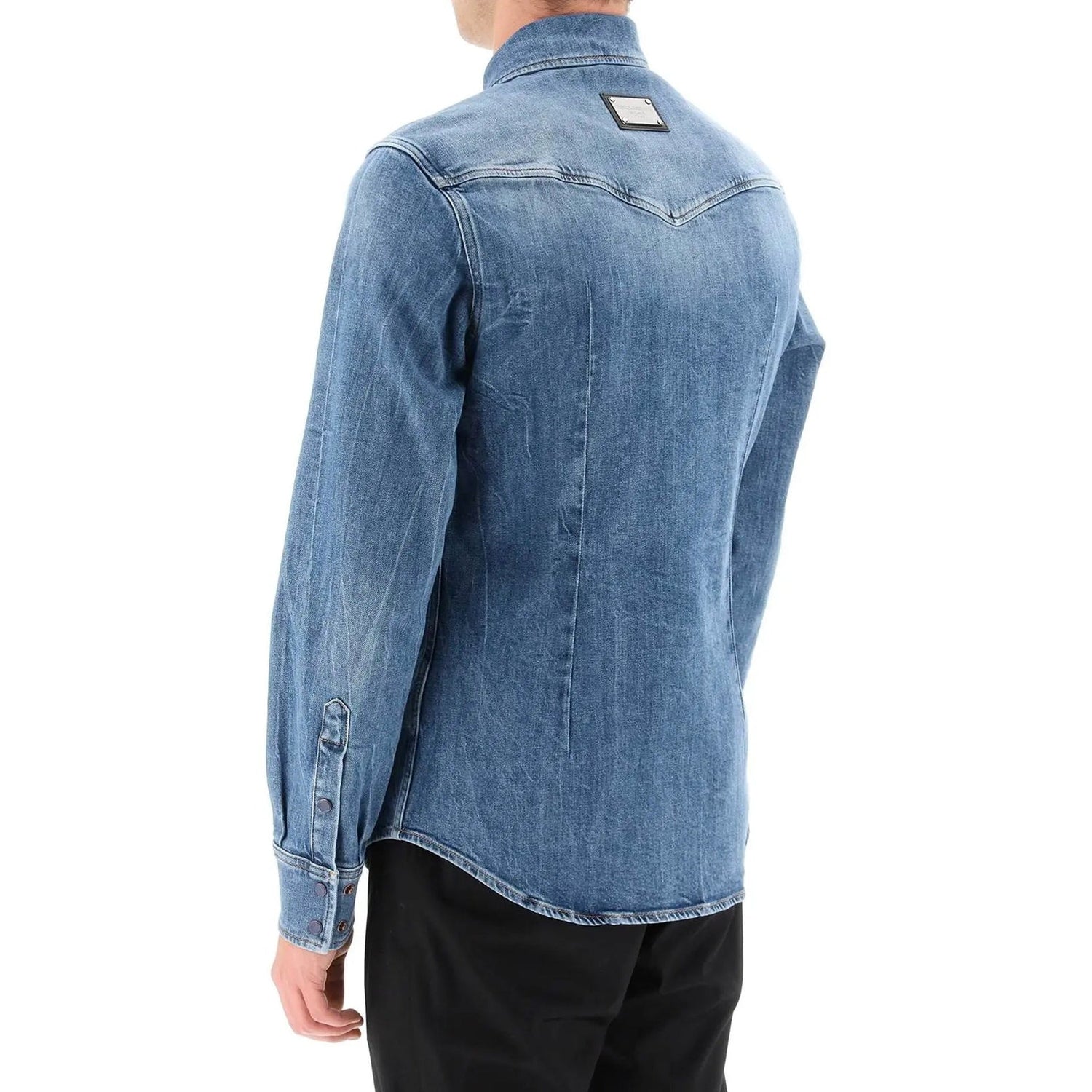 Dolce &amp; Gabbana Cotton Denim Shirt