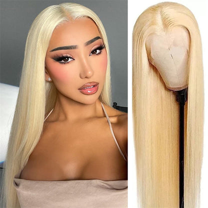 Medium Part Long Straight Synthetic Hair Wigs