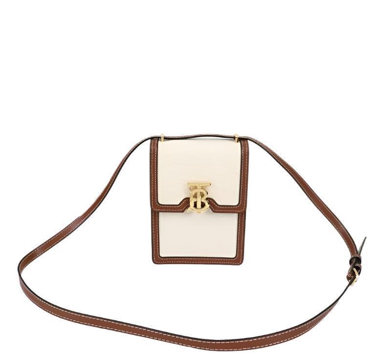 BURBERRY Valencia Tb Leather Crossbody Pouch