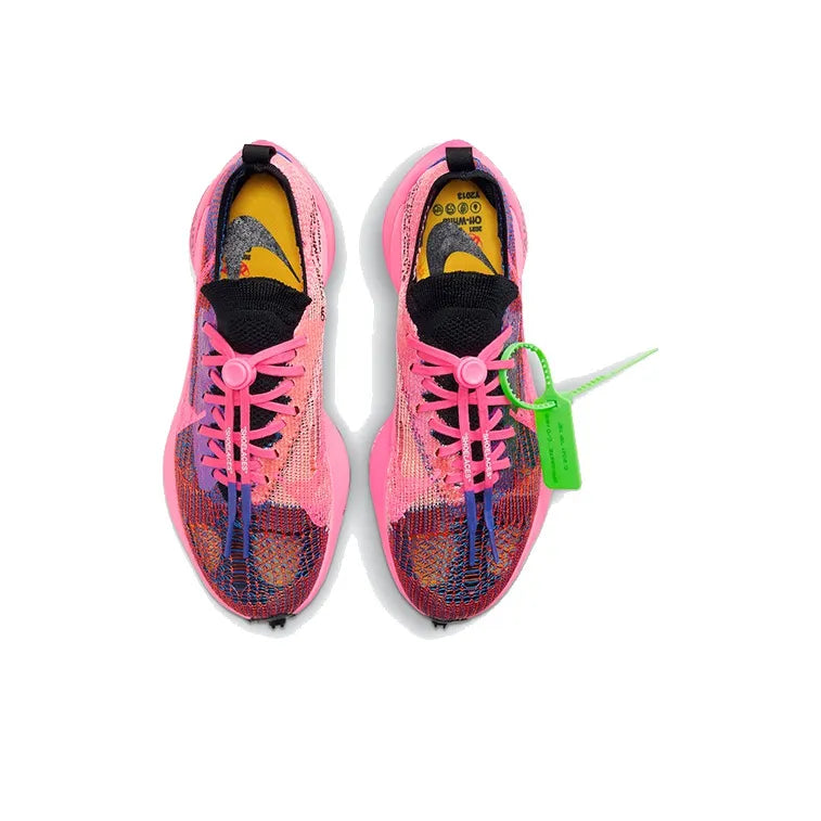Nike Air Zoom Tempo Next% Flyknit Off White Racer Blue Pink Glow