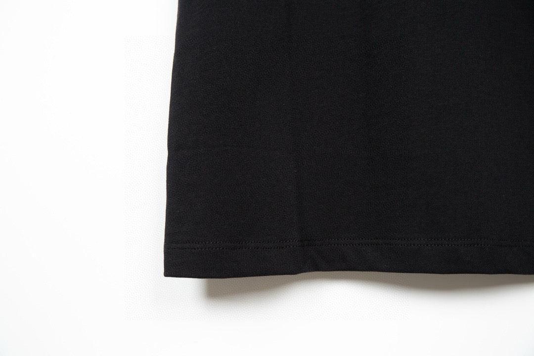 Gucci T-Shirt Black Crew Neck – Luxury Cotton Essential