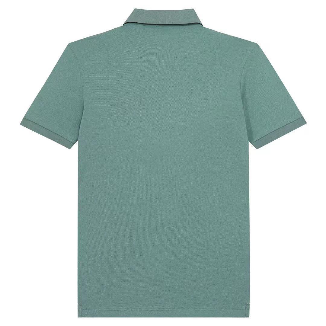Burberry Light Green T-Shirt With Collar