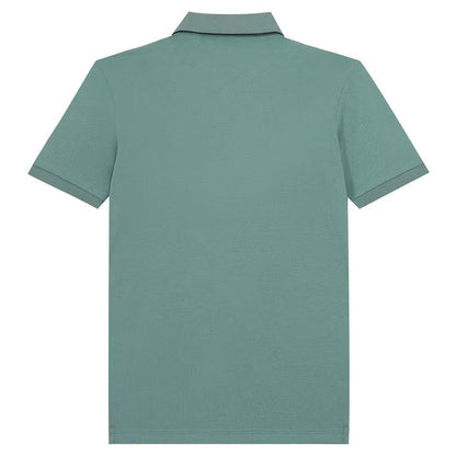 Burberry Light Green T-Shirt With Collar
