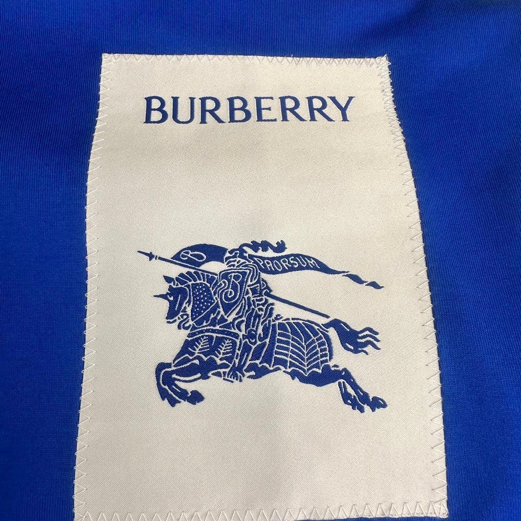 Burberry Blue T-Shirt Without Collar