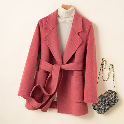 Winter and autumn cashmere coat and woolen jacket