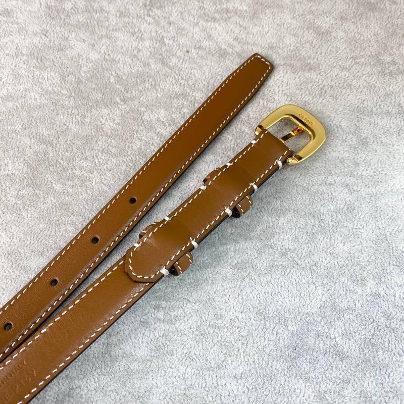 Celine Women Gold Buckle Belt &