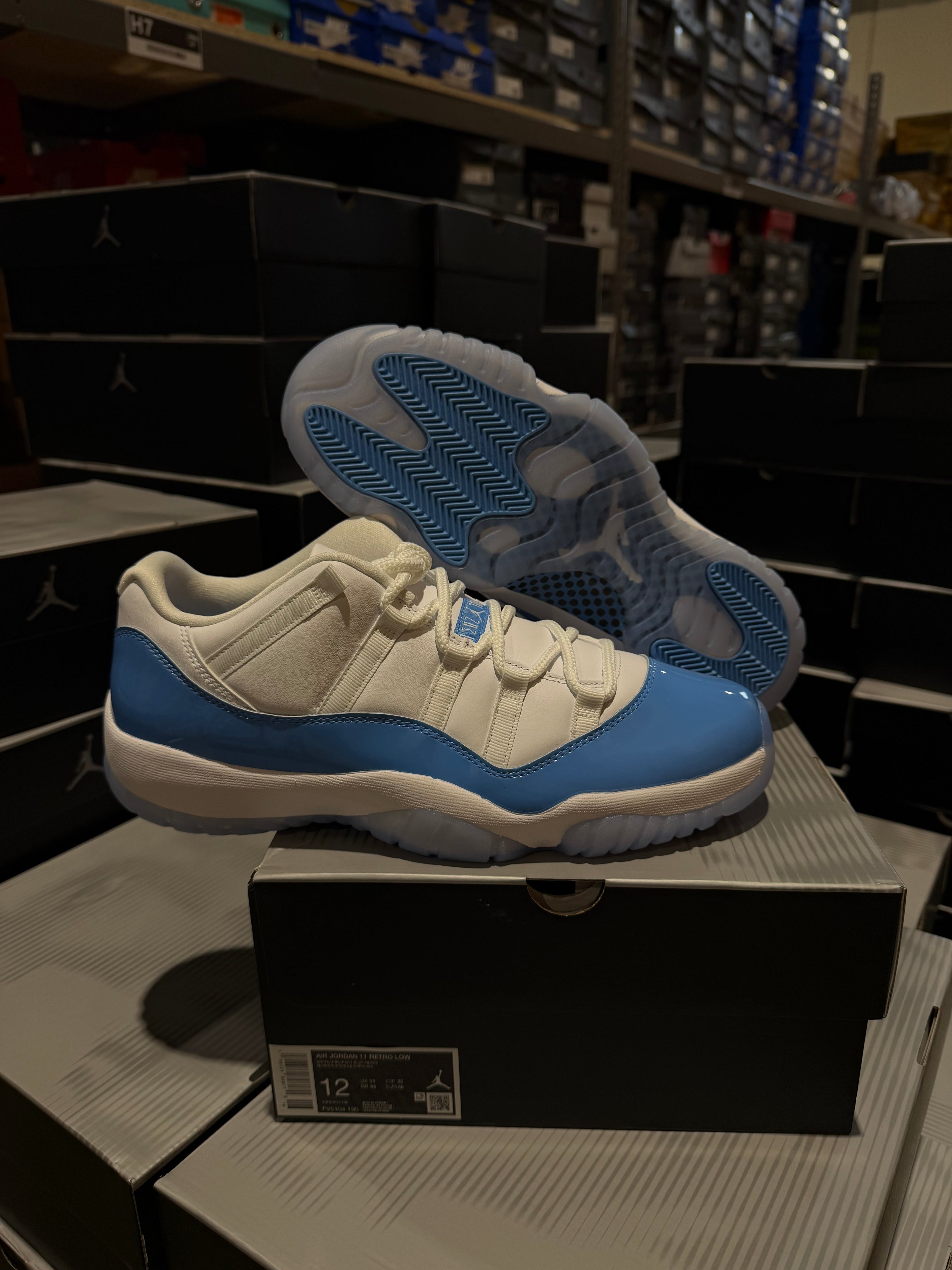 New Jordan 11 Retro Low University Blue 2026 Fv5104-100