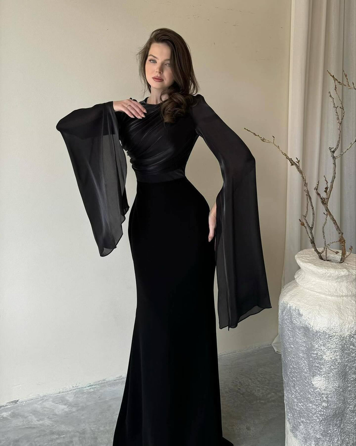 Womens Bat Sleeve Dress