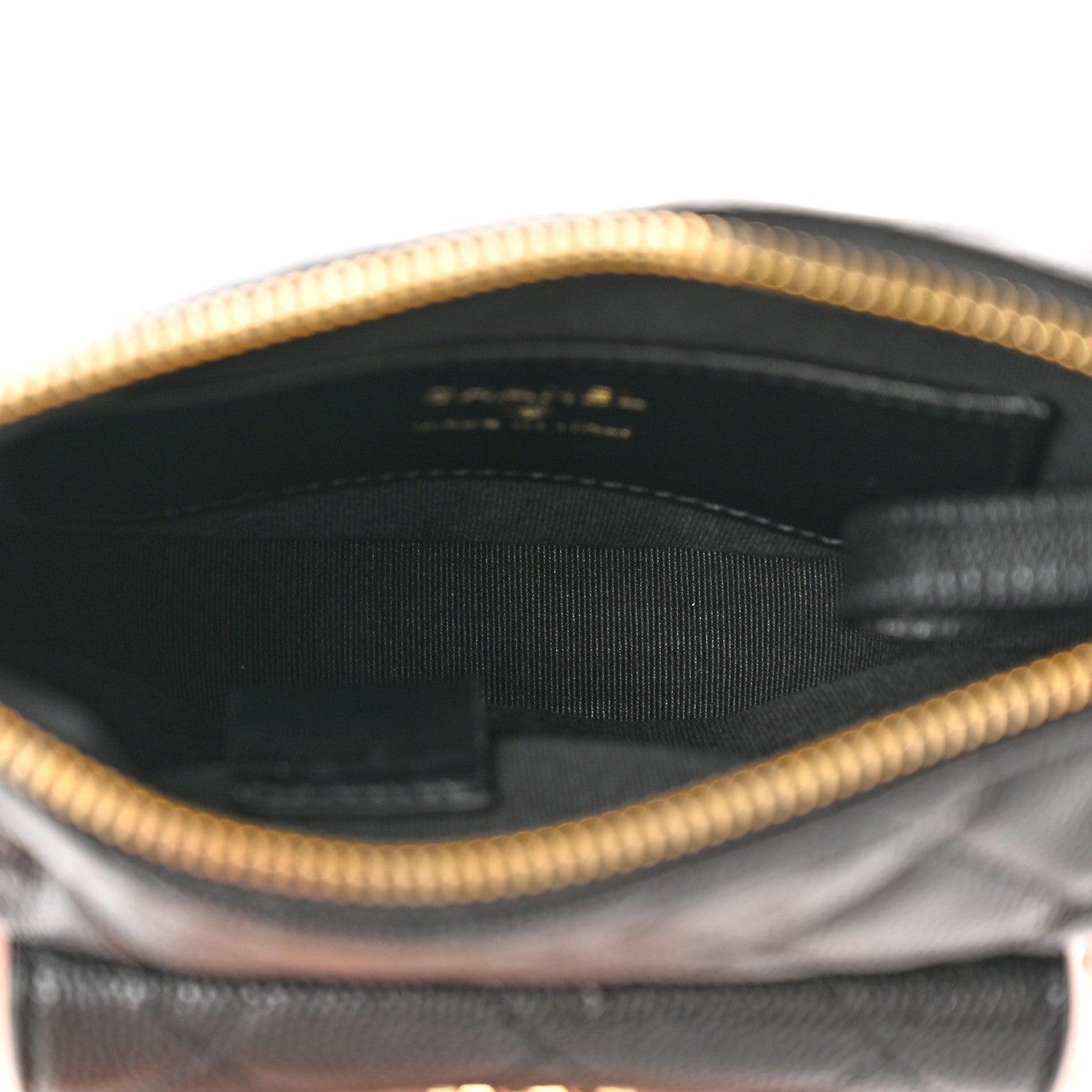 Chanel  Caviar Quilted Polly Pocket Pouch Hobo