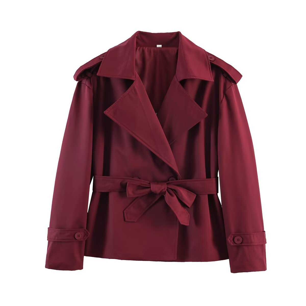 Short coat trench coat