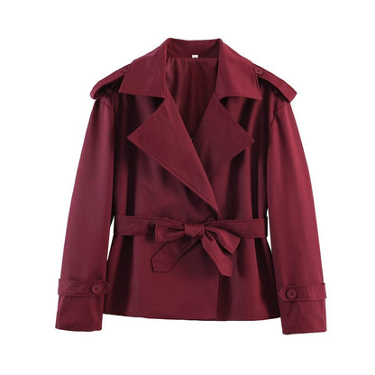 Short coat trench coat
