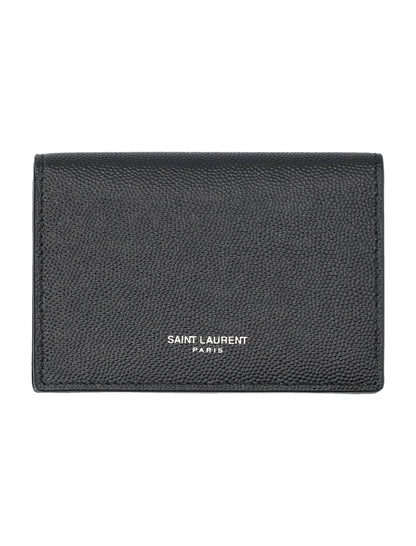 SAINT LAURENT Mini Flap Card Holder