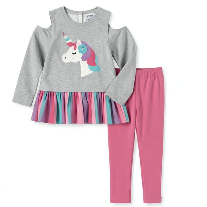 Kids Headquarters Baby Girls Tunic &amp; Leggings Set, 24Months