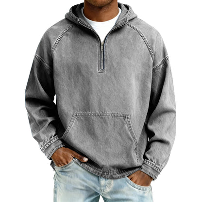 Mens Denim Jacket with Zipper