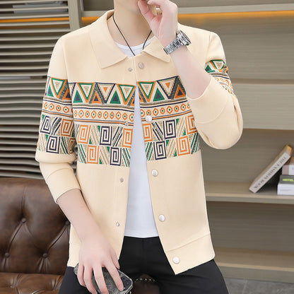 Casual knit jacket