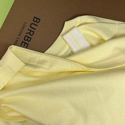 Burberry Yellow T-Shirt Without Collar