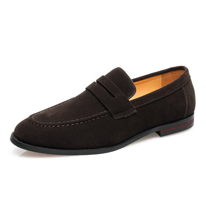 Solid Color Loafers Slip On Casual Beanie Shoes