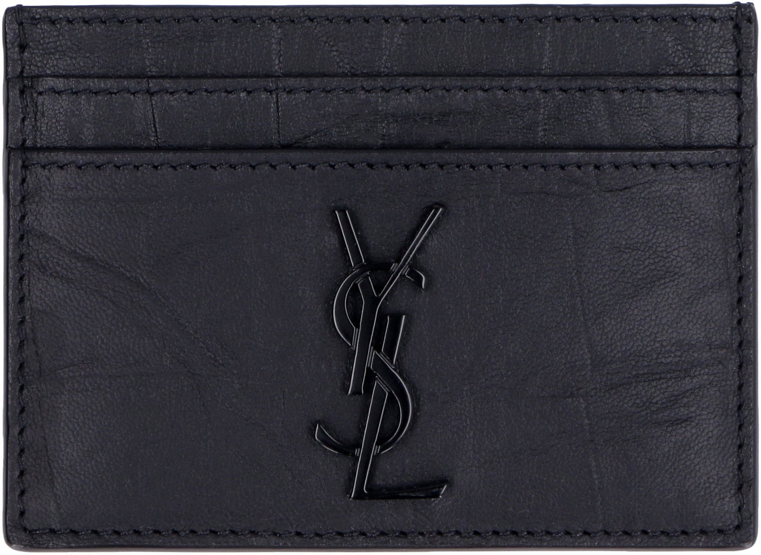 SAINT LAURENT Monogram Mini Credit Card Holder