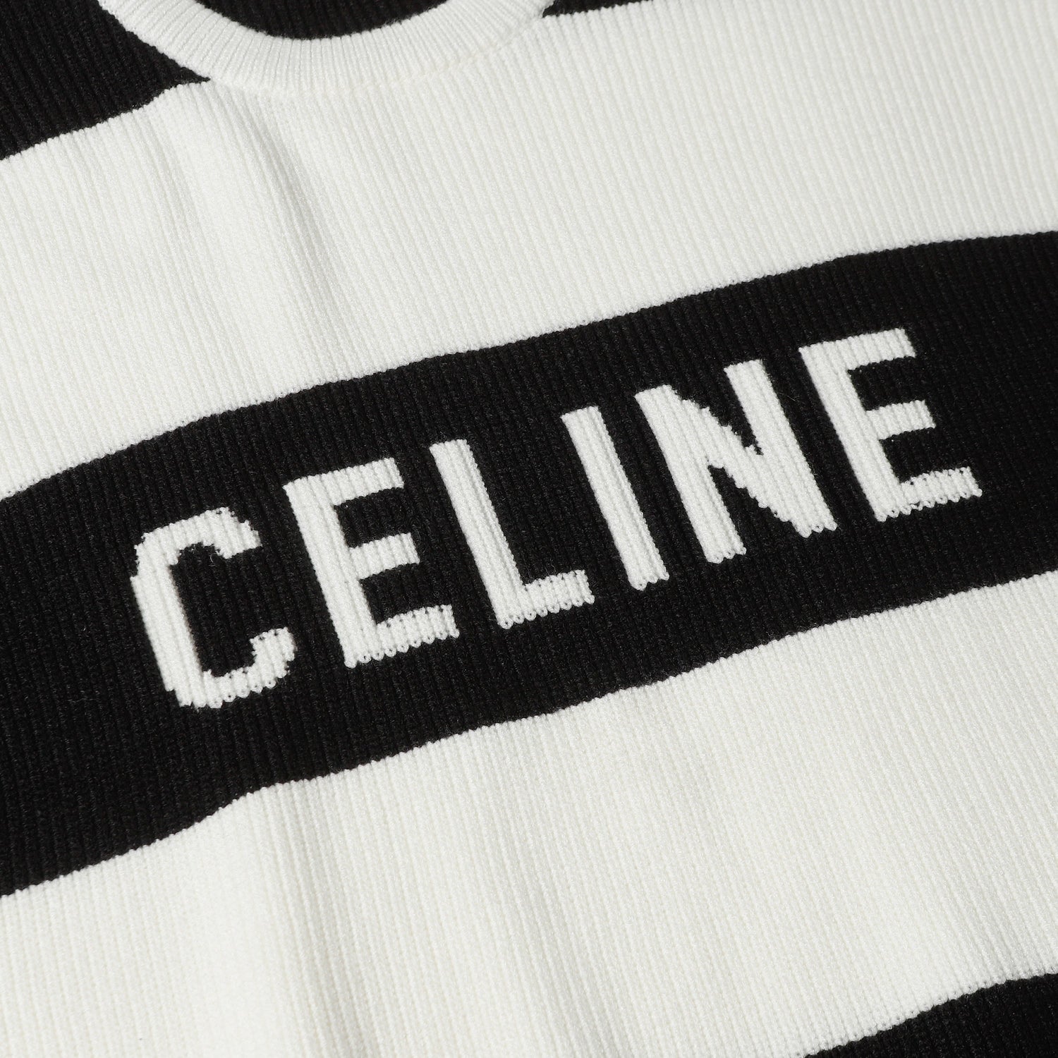CELINE Large Silhouette Striped Sweater