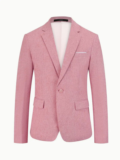Mens Casual Solid-colormulti-color Suit Jacket