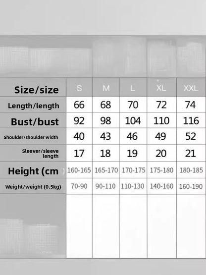 Fashionable street casual sporty short-sleeved suits