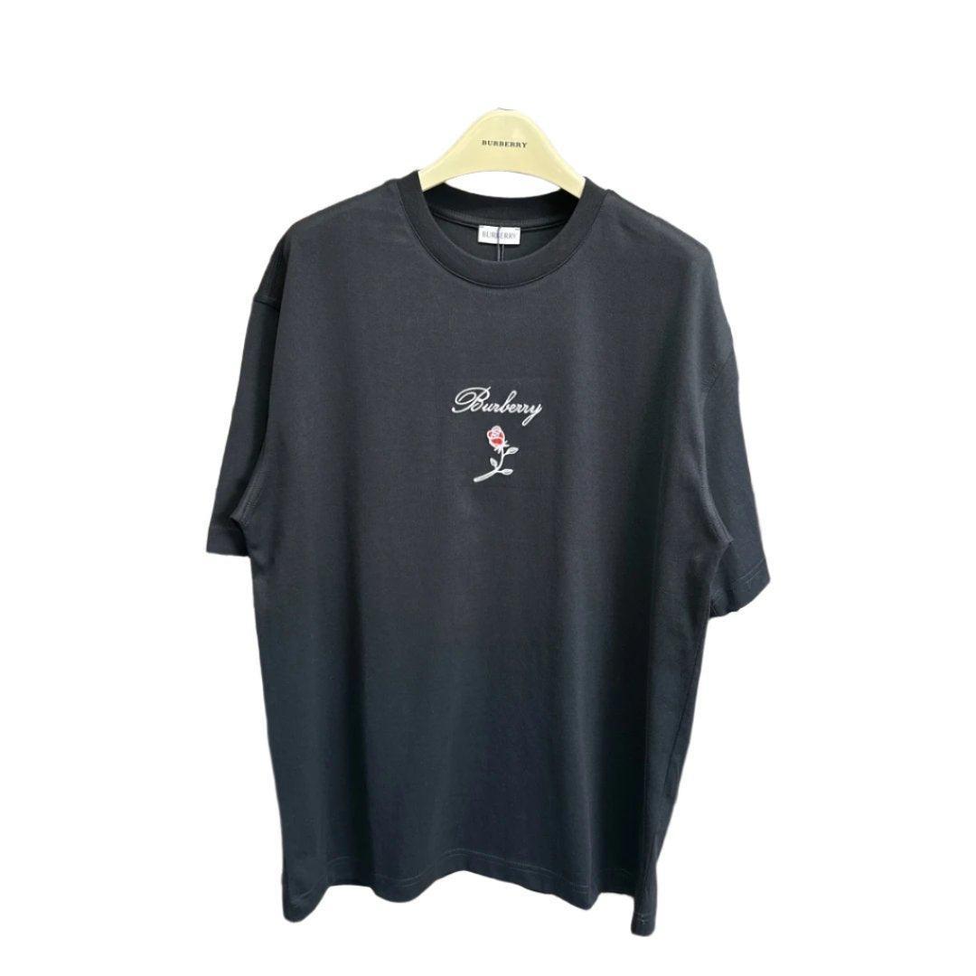 Burberry T-Shirt With Rose Without Collar &