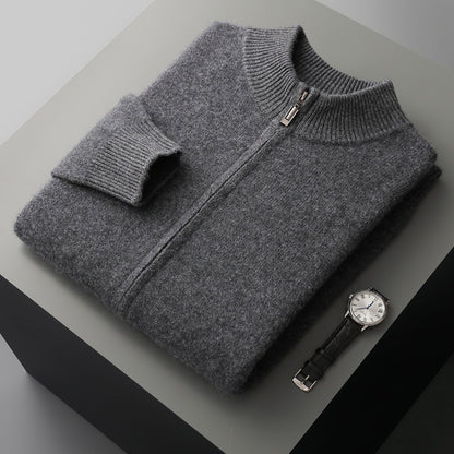 Mens Wool Blend Two-Piece Casual Suit