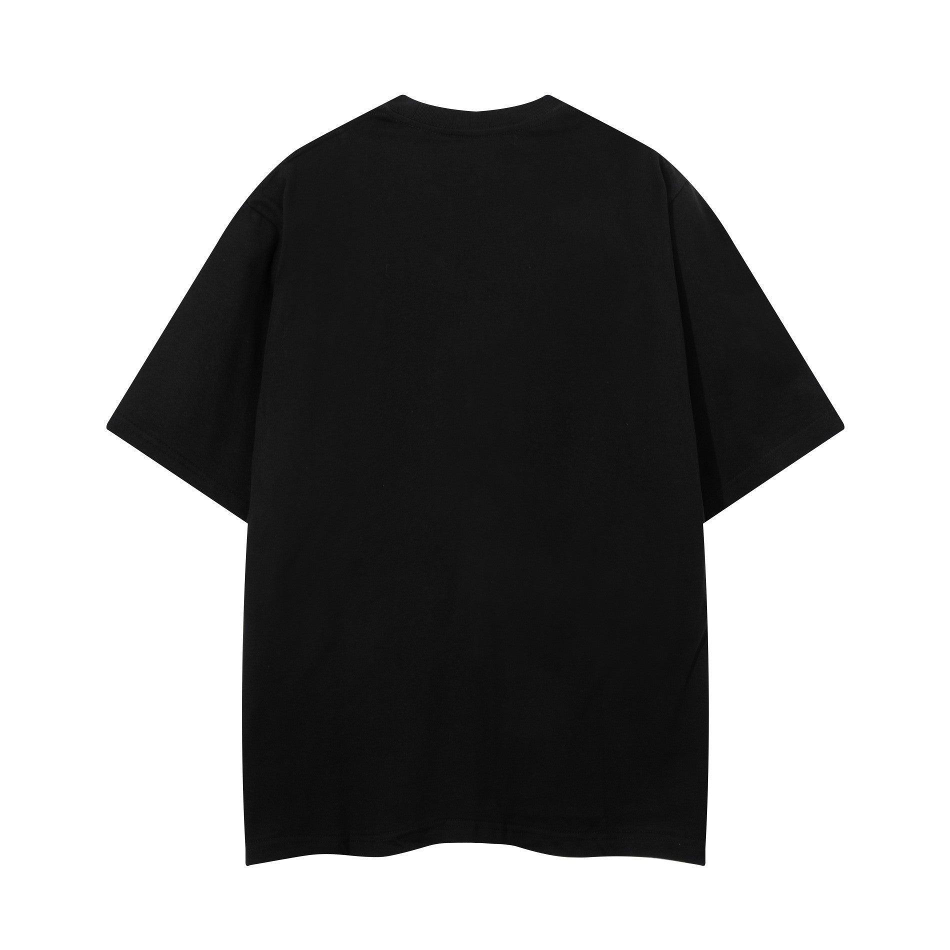 Gucci T-Shirt Black Crew Neck | Luxury Cotton Tee - Casual Elegance