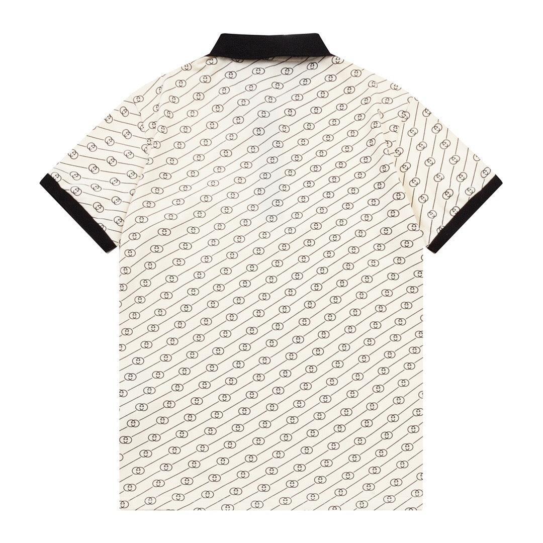 Gucci Light Beige T-shirt with a collar