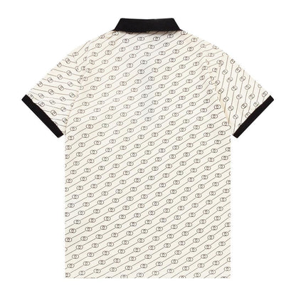 Gucci Light Beige T-shirt with a collar