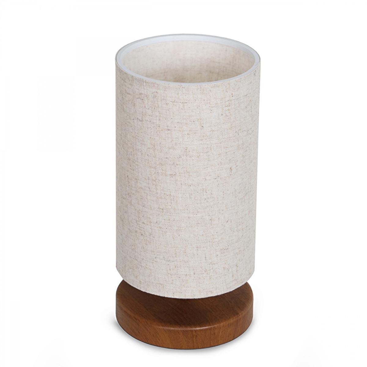 Homing Pu - Wooden Table Lamp with E14 Socket, Ambient Lighting for Home Decor