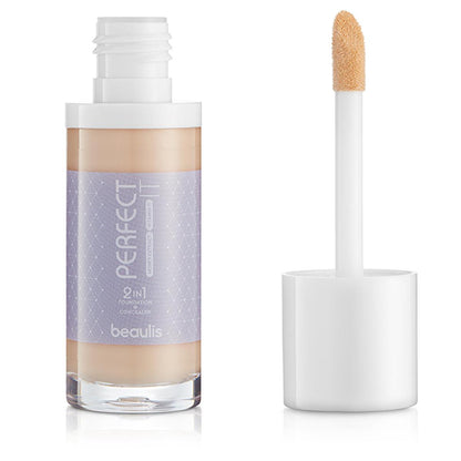 Beaulis 2 in 1 Foundation &amp; Concealer - Long Lasting Matte Finish Makeup for Daily Use