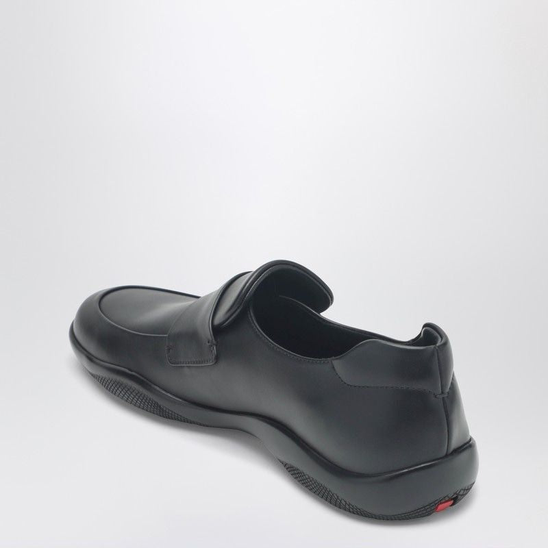 PRADA Classic Leather Toblach Loafers for Men