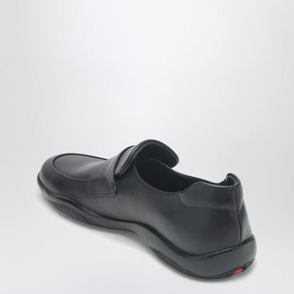 PRADA Classic Leather Toblach Loafers for Men