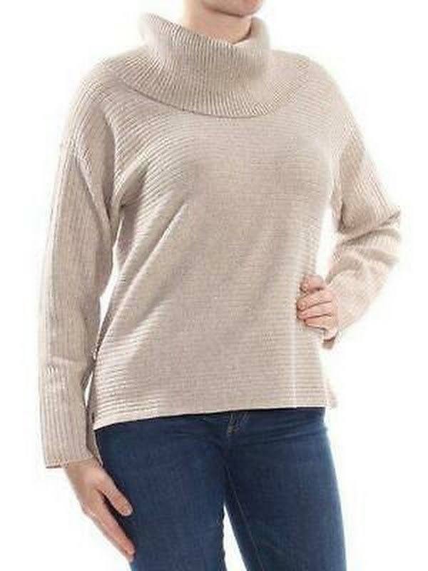 Style &amp; Co Womens Petite Heather Long Sleeve Turtleneck Sweater, Size PM