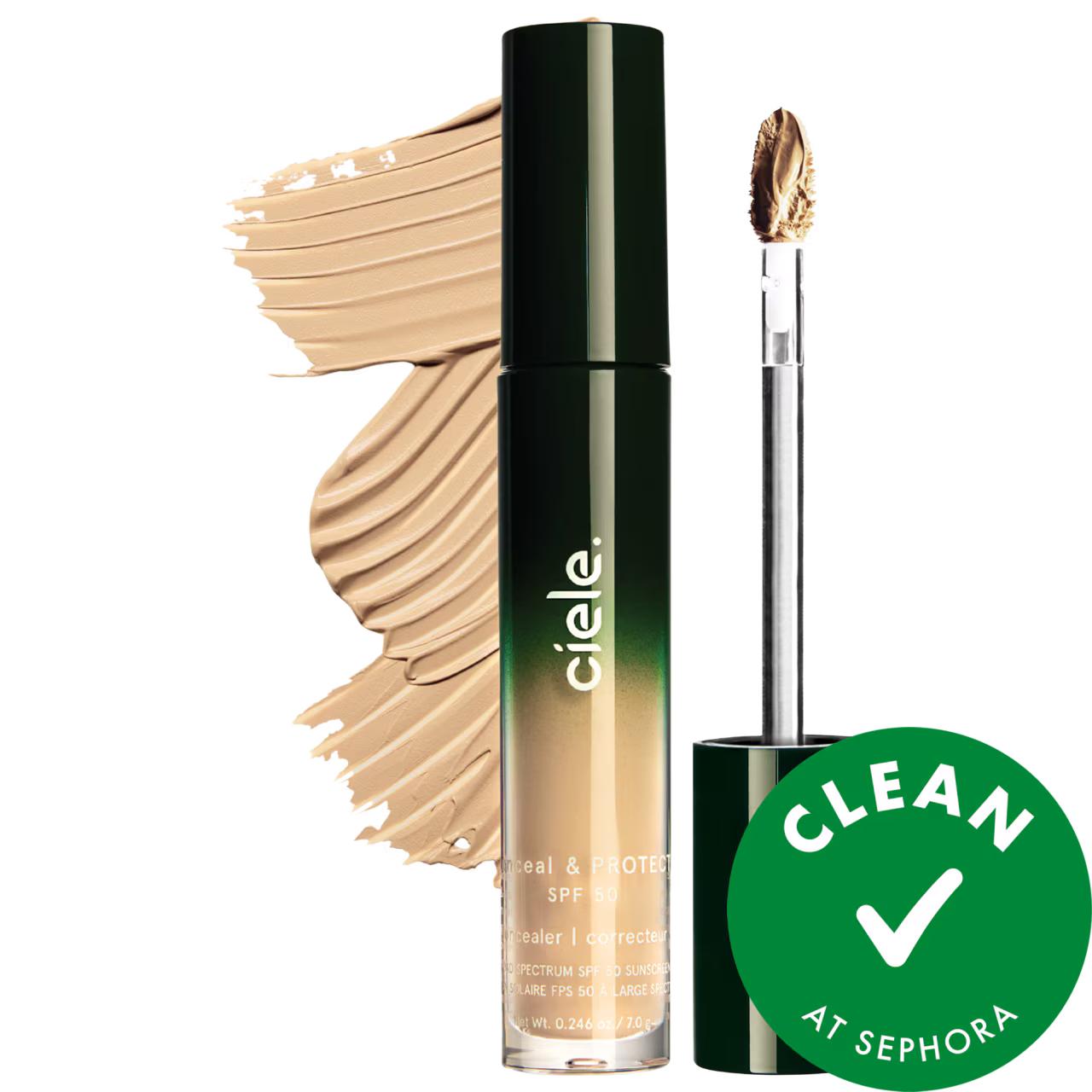 conceal &amp; PROTECT SPF 50+ Spot Concealer for Dark Spots - Mineral-Based, Gluten-Free, Cruelty-Free Concealer with Tranexamic Acid