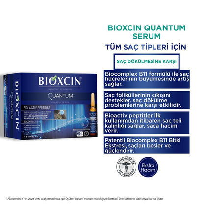 Bioxcin Quantum Bio-Activ Serum - Hair Loss Treatment &amp; Nourishment for Thicker Hair