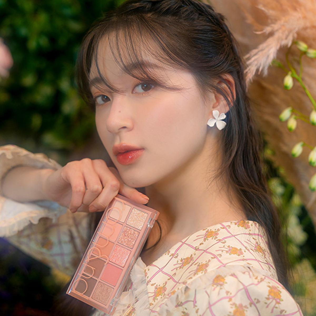 rom&amp;nd Dreamy Lilac Garden Eyeshadow Palette: Create Stunning Eye Looks with Matte &amp; Shimmer Shades, High Pigment Korean Eye Makeup