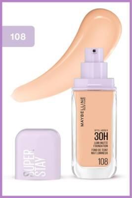 Maybelline Lumi Matte Foundation 108: Natural Matte Finish, Lasting Radiance - Lightweight, Buildable Coverage for Oily &amp; Combination Skin