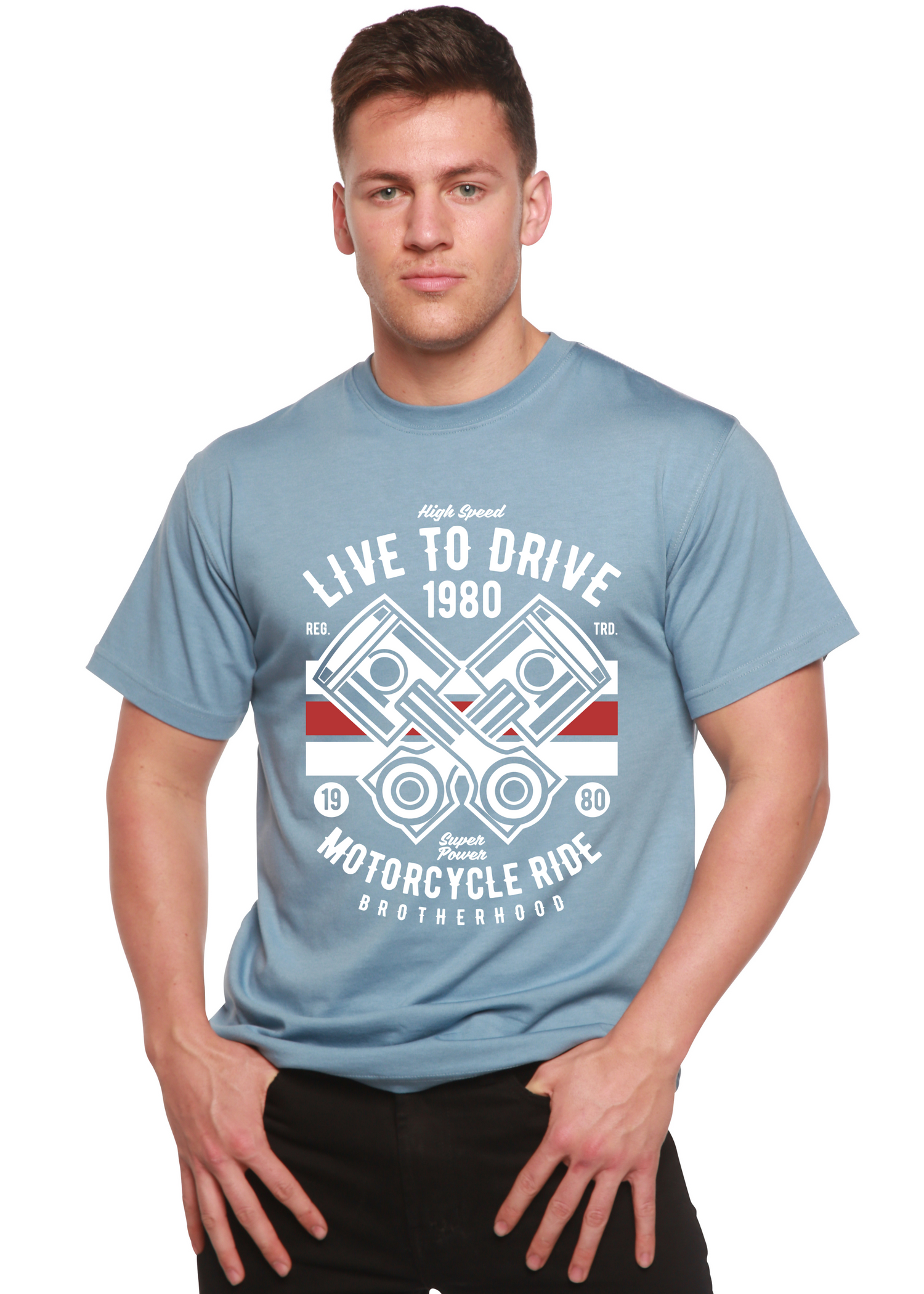 Live To Ride 1980 Men&